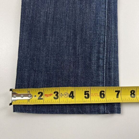 Robin's Jean Size 26 Gold Trim Wing Straight Dark Wash Women's Skinny Jeans - Picture 3 of 12